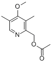 2-(ACETOXYMETHYL)-4-METHOXY-3,5-DIMETHYLPYRIDINE Structure