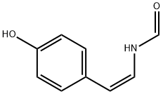 N-[(Z)-2-(4-hydroxyphenyl)ethenyl]formamide Structure