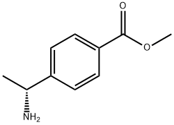 벤조산,4-[(1R)-1-아미노에틸]-,메틸에스테르 구조식 이미지