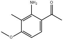 2-메틸-3-아미노-4-아세틸아니솔 구조식 이미지