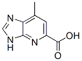 3H-이미다조[4,5-b]피리딘-5-카르복실산,7-메틸- 구조식 이미지