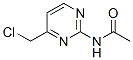 Acetamide,  N-[4-(chloromethyl)-2-pyrimidinyl]- Structure