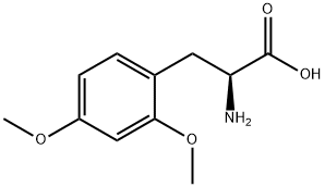DL-2,4-디메톡시페닐알라닌 구조식 이미지