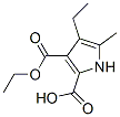 DIETHYL-5-METHYL-2, 3-DICARBOXY-PYRROLE Structure