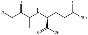 (2S)-4-carbamoyl-2-[(4-chloro-3-oxo-butan-2-yl)amino]butanoic acid Structure