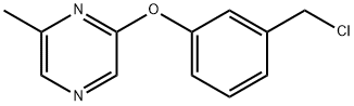 3-[(6-Methylpyrazin-2-yl)oxy]benzyl chloride Structure