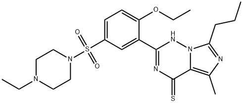 Thiovardenafil Structure