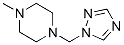 Piperazine, 1-methyl-4-(1H-1,2,4-triazol-1-ylmethyl)- (9CI) Structure