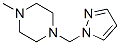 Piperazine, 1-methyl-4-(1H-pyrazol-1-ylmethyl)- (9CI) Structure