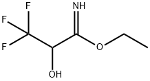 Propanimidic  acid,  3,3,3-trifluoro-2-hydroxy-,  ethyl  ester Structure