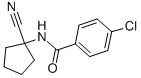 4-CHLORO-N-(1-CYANO-CYCLOPENTYL)-BENZAMIDE 구조식 이미지