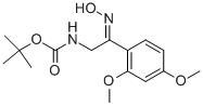 [2-(2,4-DIMETHOXY-PHENYL)-2-HYDROXYIMINO-ETHYL]-CARBAMIC ACID TERT-BUTYL ESTER Structure