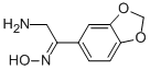 2-AMINO-1-BENZO[1,3]DIOXOL-5-YL-ETHANONE OXIME Structure