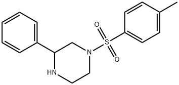 3-PHENYL-1-(TOLUENE-4-SULFONYL)-PIPERAZINE 구조식 이미지