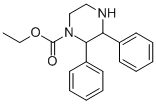 2,3-디페닐-피페라진-1-카르복실산에틸에스테르 구조식 이미지