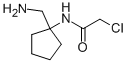 N-(1-AMINOMETHYL-CYCLOPENTYL)-2-CHLORO-ACETAMIDE Structure