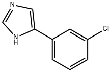 1H-Imidazole,  5-(3-chlorophenyl)- Structure