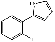 1H-Imidazole,  5-(2-fluorophenyl)- Structure