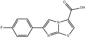 6-(4-fluorophenyl)imidazo[2,1-b][1,3]thiazole-3-carboxylic acid Structure