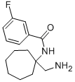 N-(1-AMINOMETHYL-CYCLOHEPTYL)-3-FLUORO-BENZAMIDE Structure