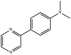 DIMETHYL-(4-PYRAZIN-2-YL-PHENYL)-AMINE Structure