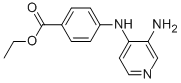 4-(3-AMINOPYRIDIN-4-YLAMINO)BENZOIC ACID ETHYL ESTER 구조식 이미지