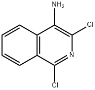 1,3-DICHLORO-4-ISOQUINOLINAMINE 구조식 이미지