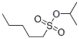 1-Methylethyl 1-pentanesulfonate Structure