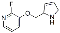 3-(2,5-Dihydro-1H-pyrrol-2-ylmethoxy)-2-fluoro-pyridine Structure