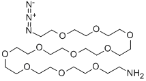 O-(2-AMINOETHYL)-O-(2-AZIDOETHYL)NONAETHYLENE GLYCOL Structure