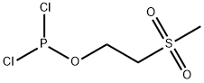 2-(METHYLSULFONYL)ETHYL DICHLORO- PHOSPHITE Structure