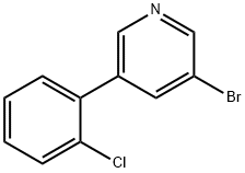 3-BROMO-5-(2-CHLOROPHENYL)-PYRIDINE Structure