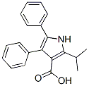 1H-Pyrrole-3-carboxylic  acid,  2-(1-methylethyl)-4,5-diphenyl- Structure