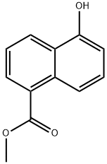 메틸5-하이드록시-1-NAPHTHOATE 구조식 이미지