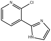 2-클로로-3-(1H-IMIDAZOL-2-YL)-피리딘 구조식 이미지