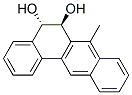 (5S,6S)-5,6-Dihydro-7-methylbenz[a]anthracene-5,6-diol Structure