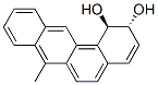 (1R,2R)-1,2-Dihydro-7-methylbenz[a]anthracene-1,2-diol 구조식 이미지