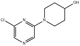 1-(6-chloropyrazin-2-yl)piperidin-4-ol 구조식 이미지