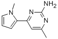4-METHYL-6-(1-METHYL-1H-PYRROL-2-YL)PYRIMIDIN-2-AMINE Structure