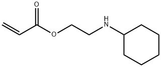 ACRYLICACID,CYCLOHEXYLAMINOETHANOLESTER Structure