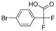 2-(4-bromophenyl)-2,2-difluoroacetic acid 구조식 이미지