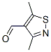 4-이소티아졸카르복스알데히드,3,5-디메틸-(7CI,9CI) 구조식 이미지
