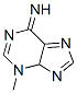 6H-Purin-6-imine,  3,4-dihydro-3-methyl- Structure