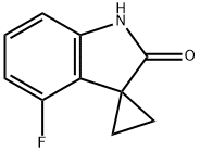 4'-fluoro-Spiro[cyclopropane-1,3'-[3H]indol]-2'(1'H)-one 구조식 이미지