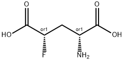 DL-ERYTHRO-4-FLUOROGLUTAMIC ACID 구조식 이미지