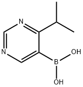 4-ISOPROPYLPYRIMIDINE-5-BORONIC ACID 95 Structure