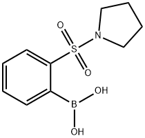 2-(피롤리딘-1-일설포닐)벤즈네이로붕산97 구조식 이미지