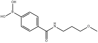 4-(3-METHOXYPROPYLCARBAMOYL)PHENYLBORONIC ACID Structure