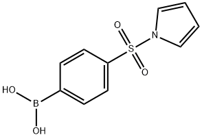 4-(1H-PYRROL-1-YLSULPHAMOYL)BENZENEBORONIC ACID 98 Structure