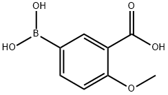 3-CARBOXY-4-METHOXYPHENYLBORONIC ACID Structure